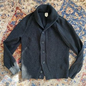 GAP Men’s Charcoal Gray Knit Cardigan